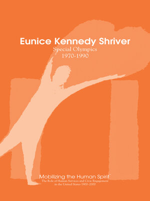 cover image of Eunice Shriver: Special Olympics 1970-1990
